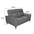 Fabric HM 2 Seater + 3 Seater Sofa 3004 